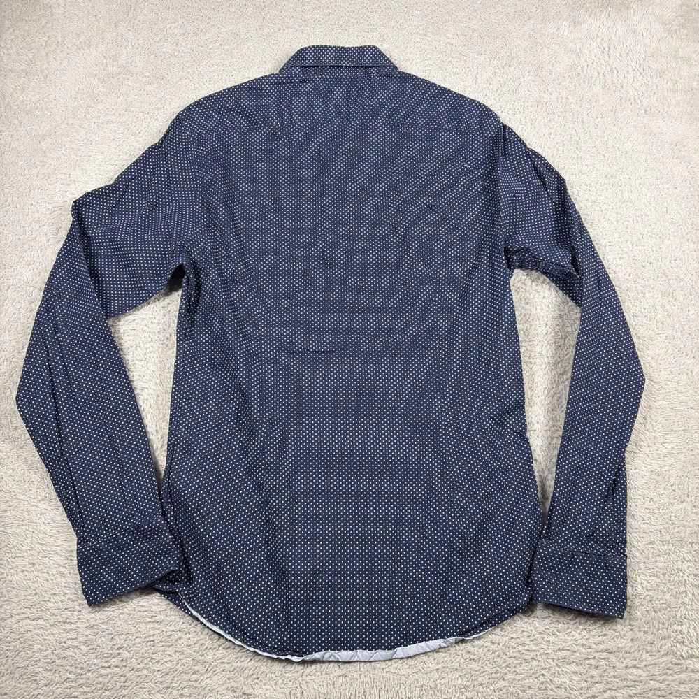Scotch Soda Vacanza Shirt Mens Medium Navy Blue Pattern Amsterdam Couture - Picture 3 of 10